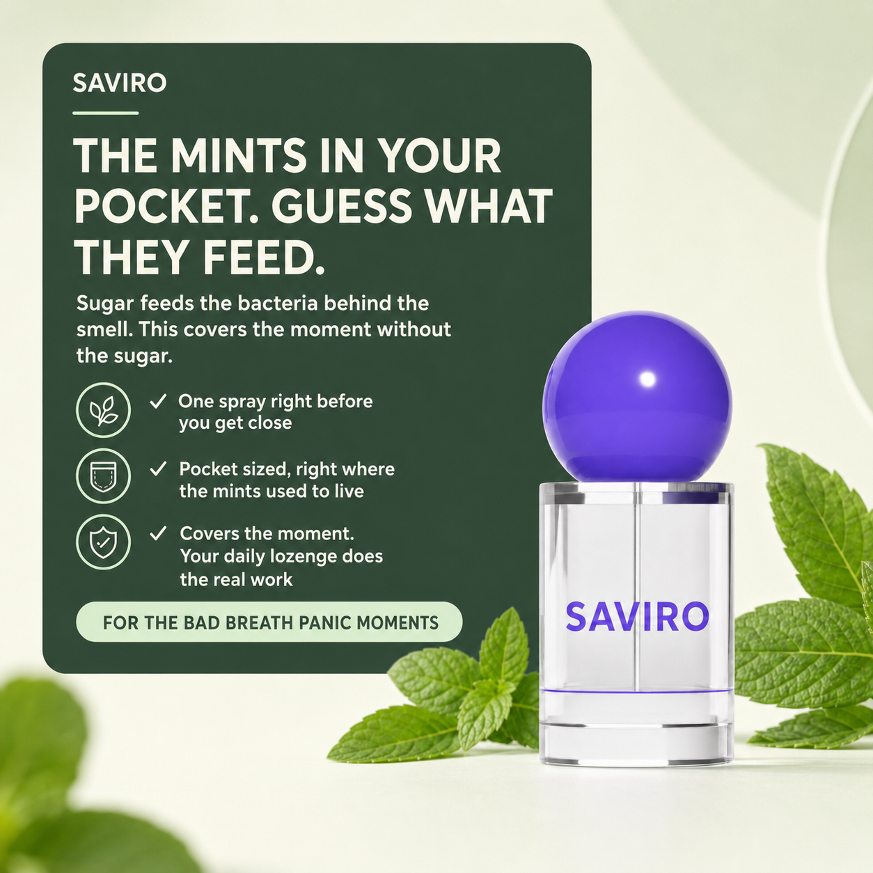 SAVIRO Oral Probiotic Spray