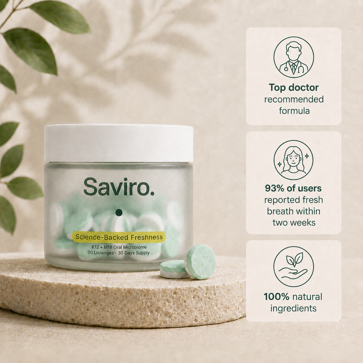 FRESH BREATH - FROM THE INSIDE OUT - SAVIRO